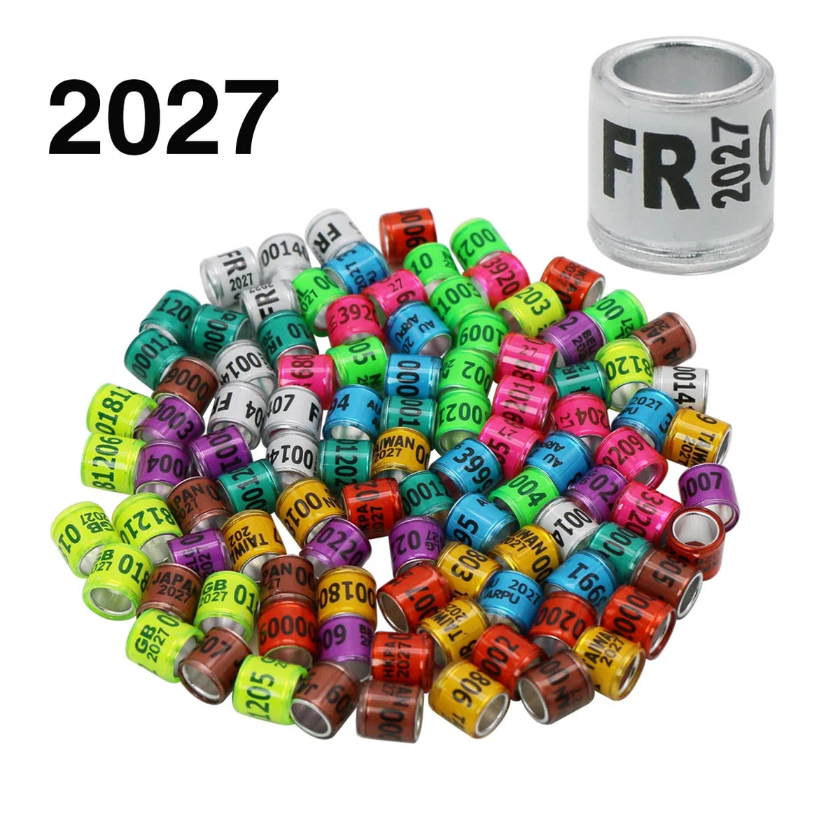 100 Pcs 2026/27 Aluminum Plastic Pigeon Foot - ProPawPet.com