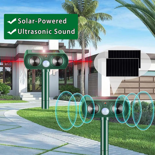 New Upgrade solar waterproof deer-repellent - ProPawPet.com