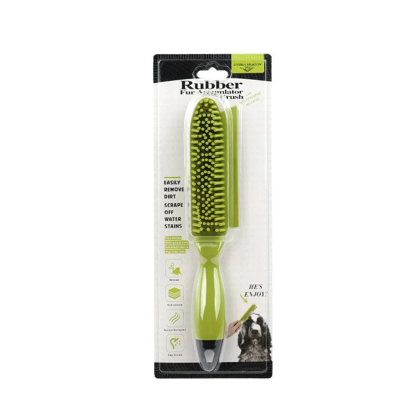 Pet Hair Removal Grooming Brush – 3 Colors