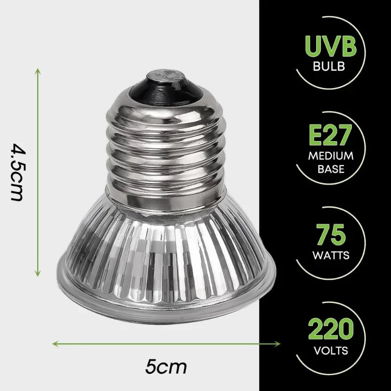 25/50/75W UVA UVB Reptile Lamp Bulb Turtle - ProPawPet.com