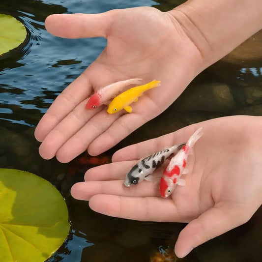 2/4/8PCS Artificial Koi Decor Realistic - ProPawPet.com