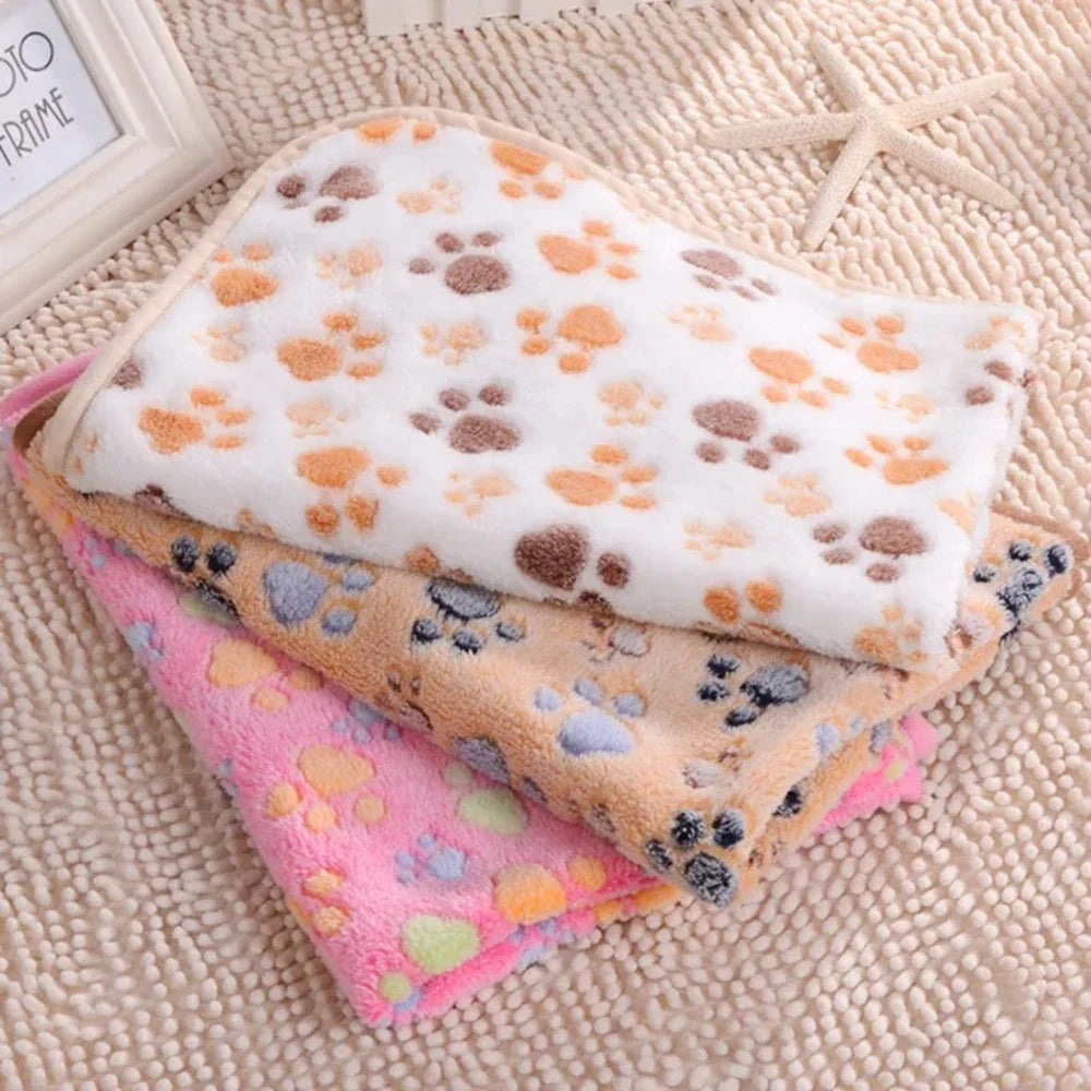 Pet Bed Mat Cute Warm Cover Towel Cat and - ProPawPet.com