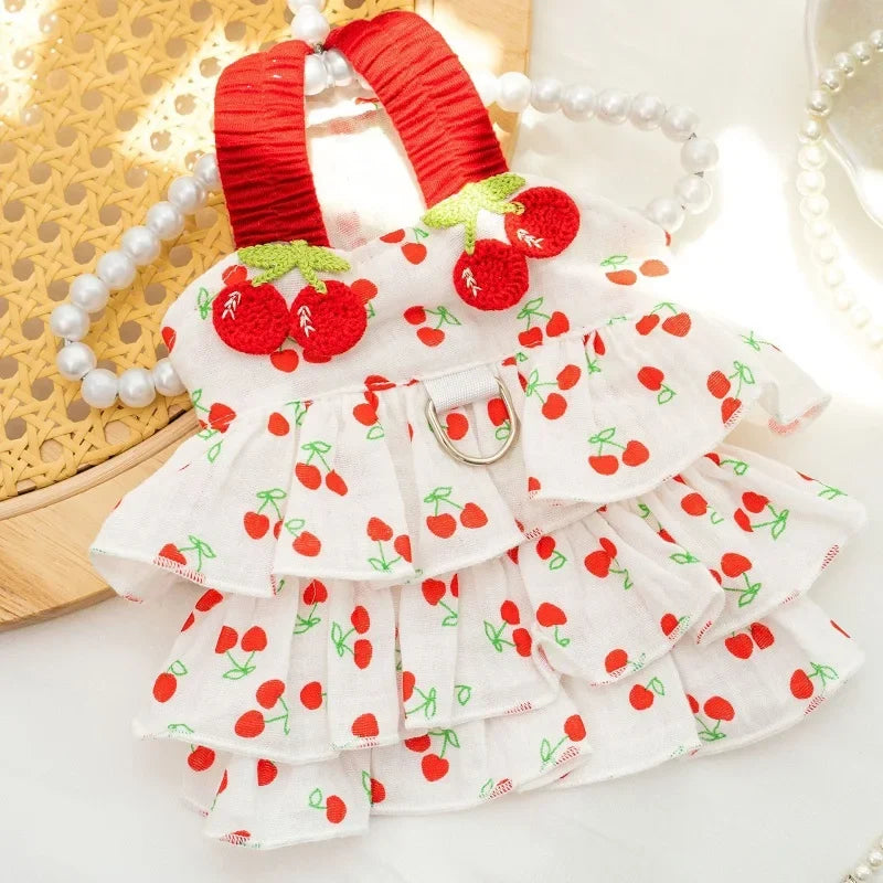 Cute Pet Dog Dress Dot Dog Summer Clothes - ProPawPet.com