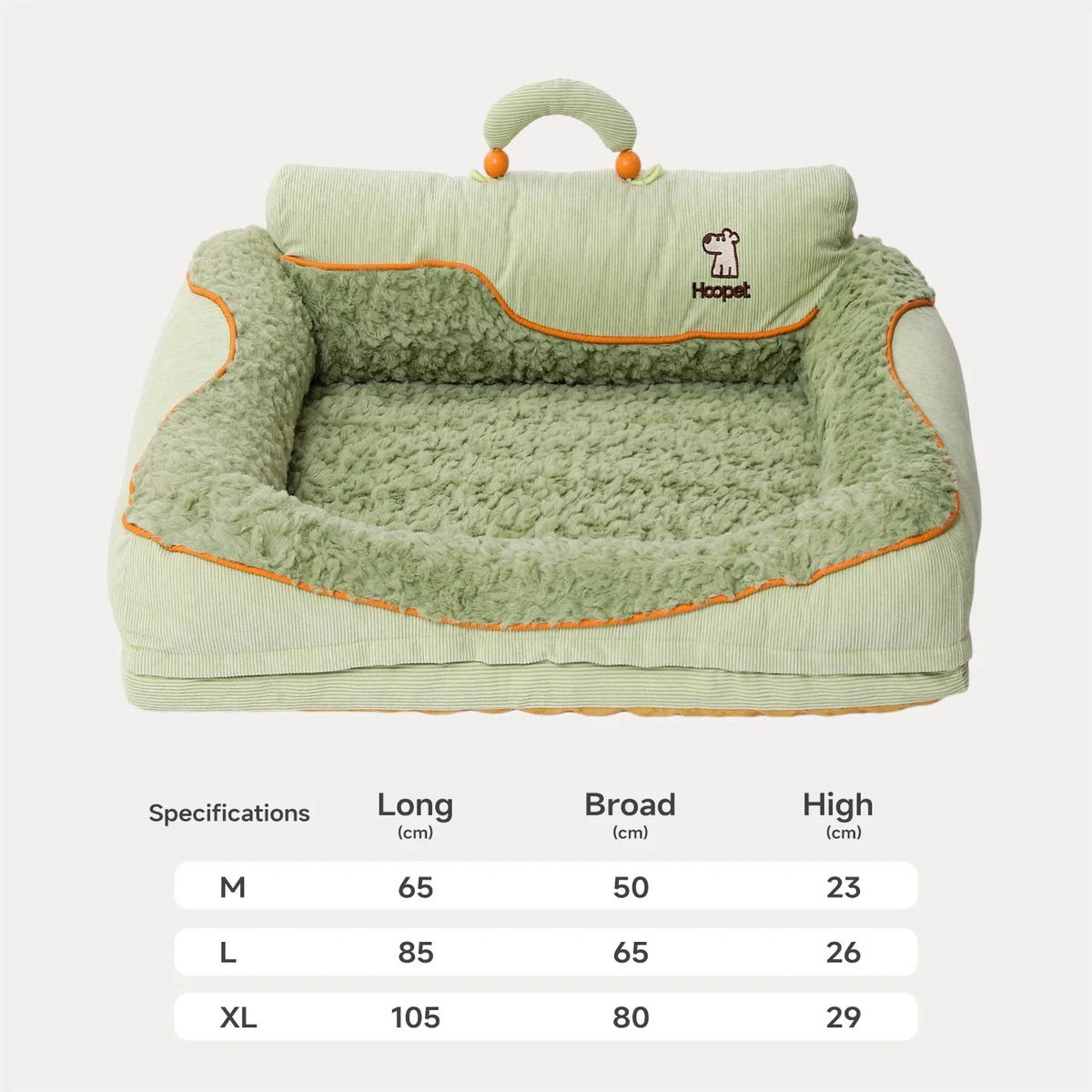 Hoopet Large Dog Bed, Winter Warm Washable Pet Bed – Multiple Sizes & Colors