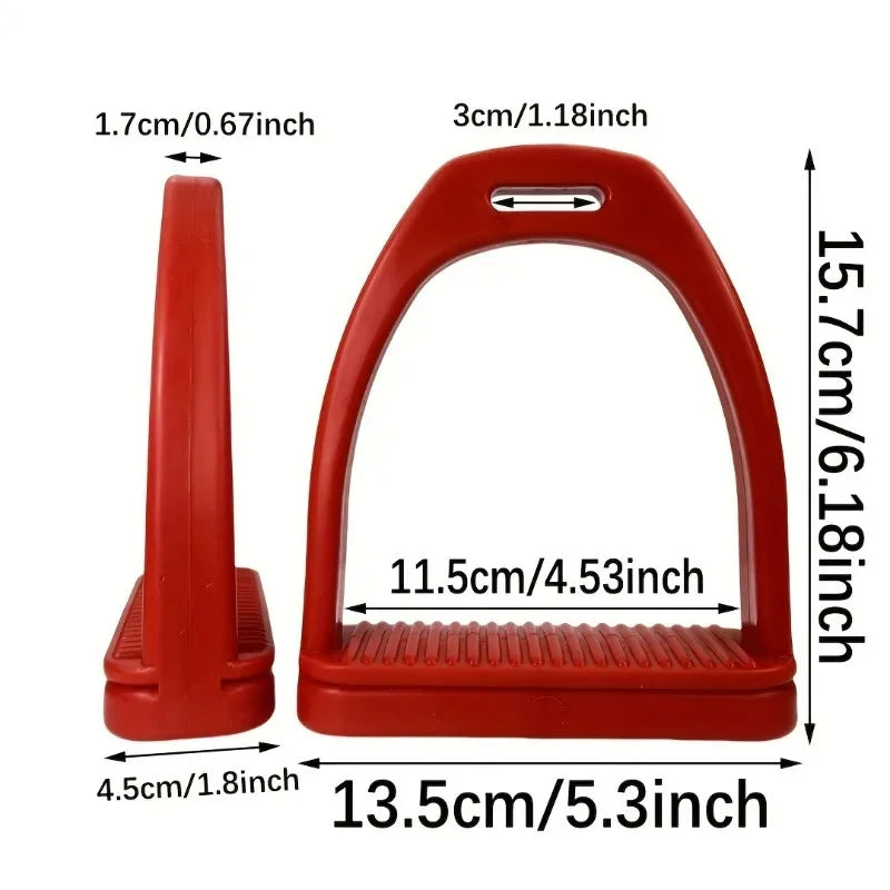 1Pair Western Horse Stirrups Black - ProPawPet.com