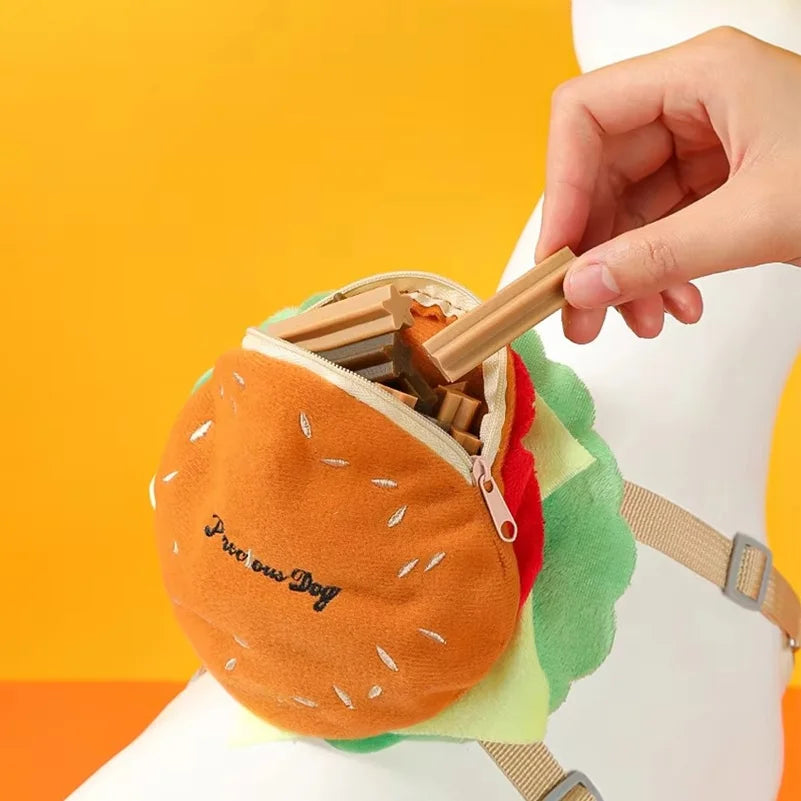 Hamburger Bag Dog Harness Set Outdoor - ProPawPet.com