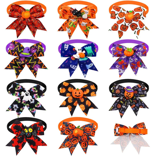 50/100ps Small Dog Cat Bow Tie Halloween Dog - ProPawPet.com
