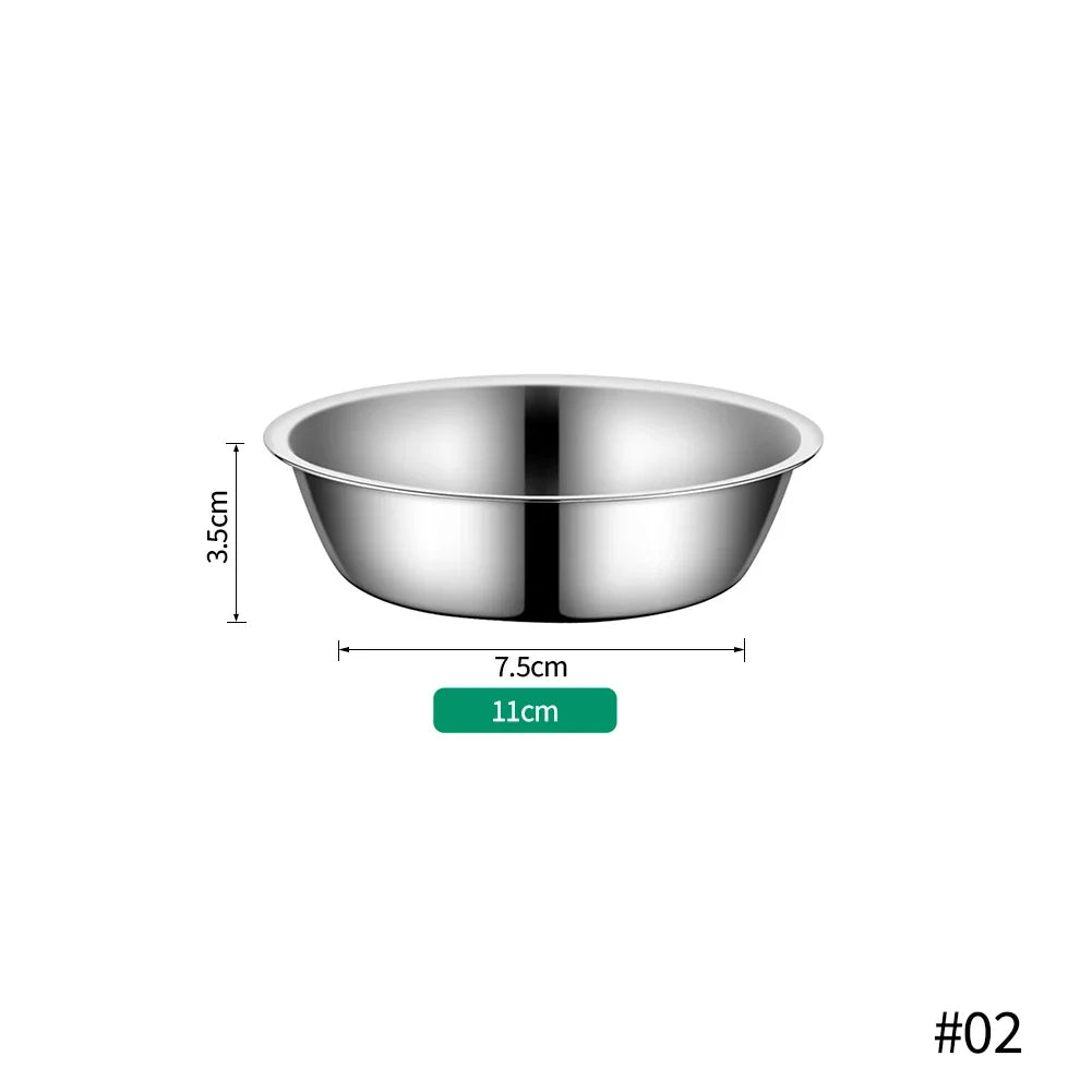 Durable Large Capacity Dog Bowl Stainless Steel Pet Feeding – Dog Supplies