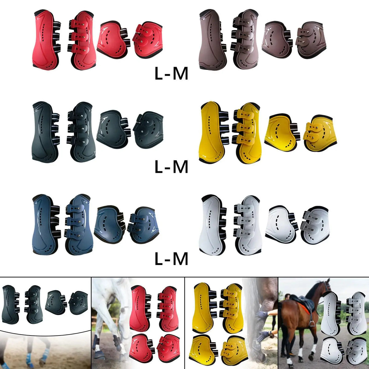 4Pcs Horse Boots Breathable Leg Protection - ProPawPet.com