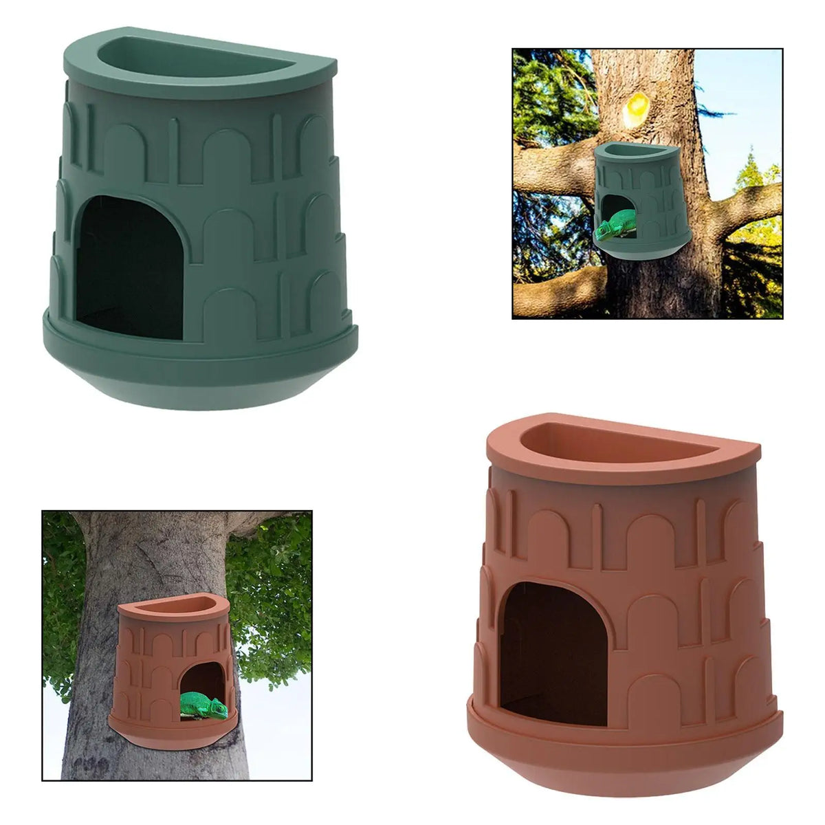 Reptile Cave Cage Accessories Nest Landscape - ProPawPet.com