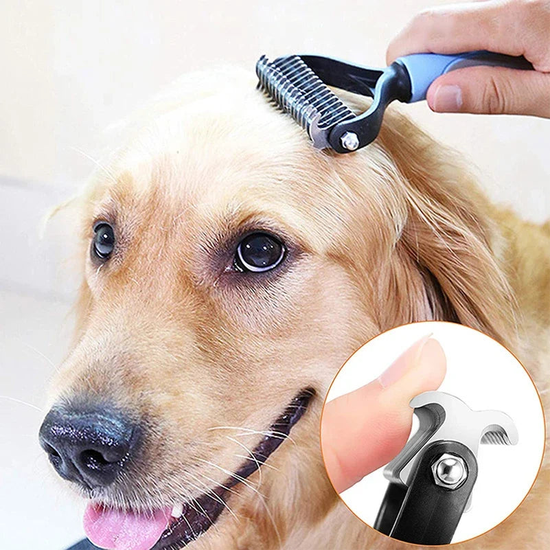 Stainless Pet Deshedding Brush Dog Hair - ProPawPet.com