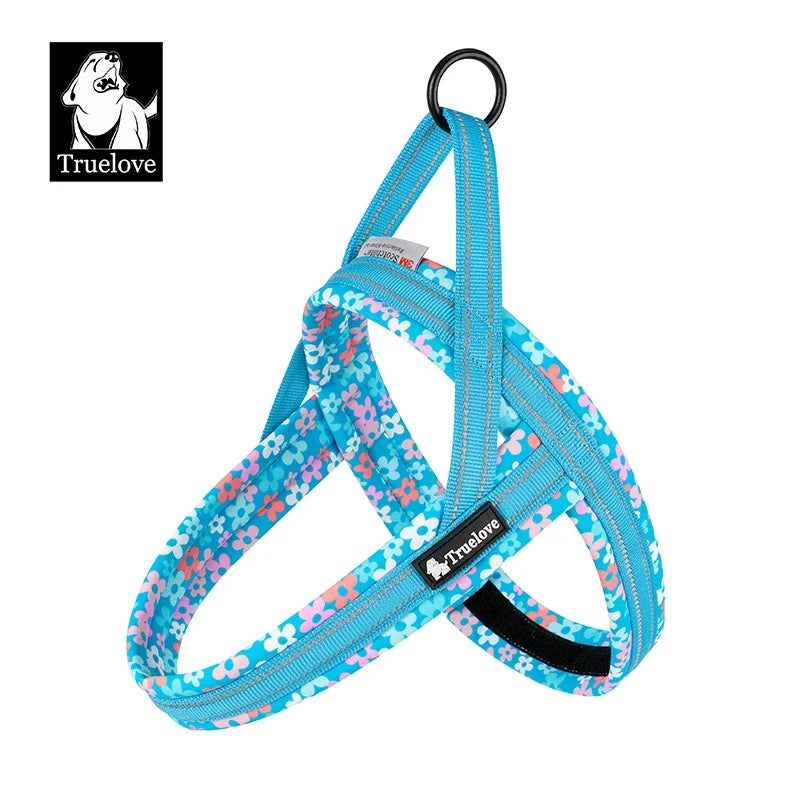 Truelove Floral Printing Mesh Padded Harness - ProPawPet.com