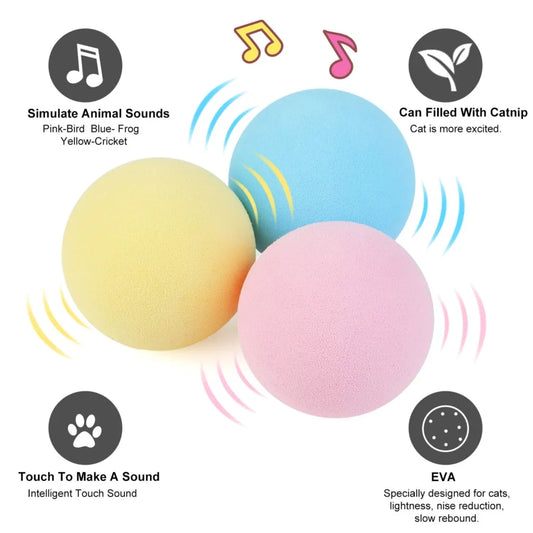 Interactive Ball Smart Cat Toys Catnip Cat - ProPawPet.com