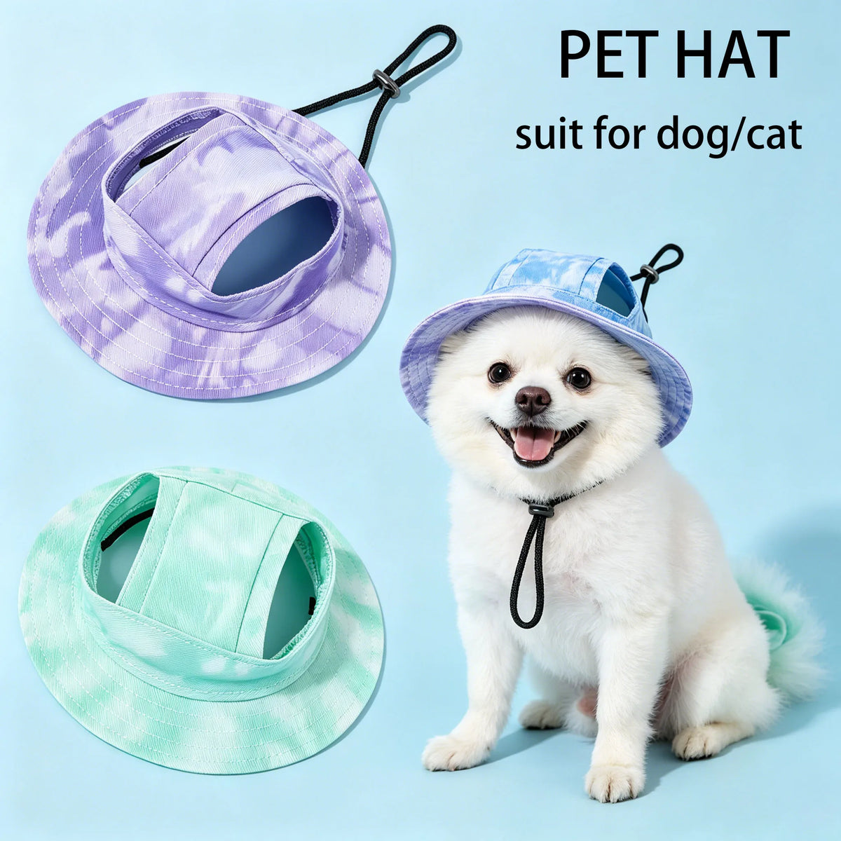 Pets Hat with Ear Holes Adjustable Baseball - ProPawPet.com