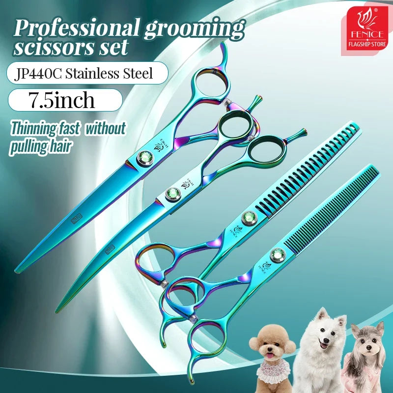 Fenice Dog Scissors Set Straight&Thinning&Cur - ProPawPet.com