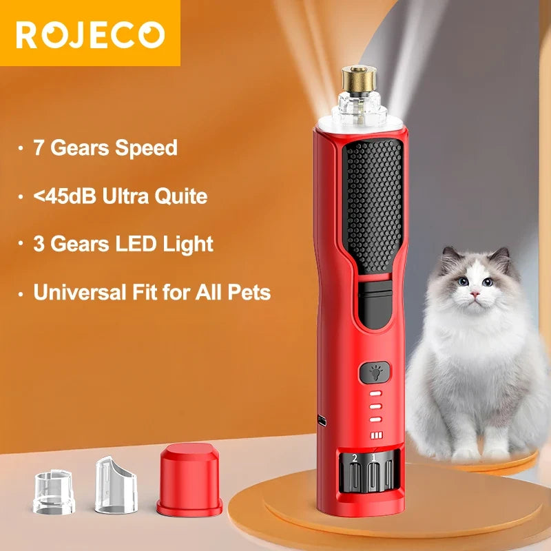 ROJECO Pet Electric Nail Grinder - ProPawPet.com