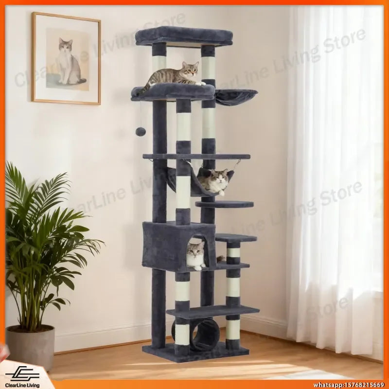 Multi-Level Cat Tree Tower Heavy Duty Condo - ProPawPet.com