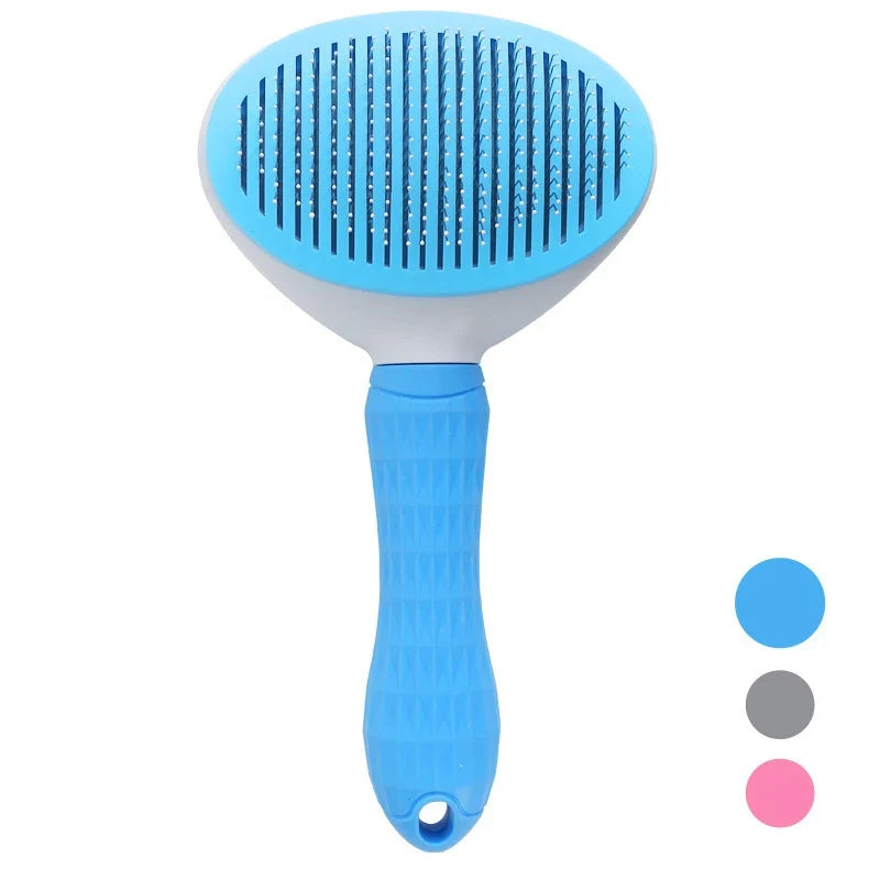 Pet Supplies Bath Brush for Long‑hair Dog & Cat Hair Remover