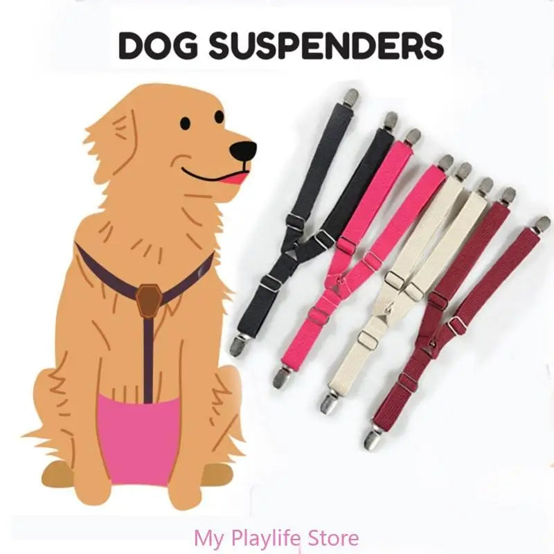 Adjustable Dog Diaper Suspenders for Pet - ProPawPet.com