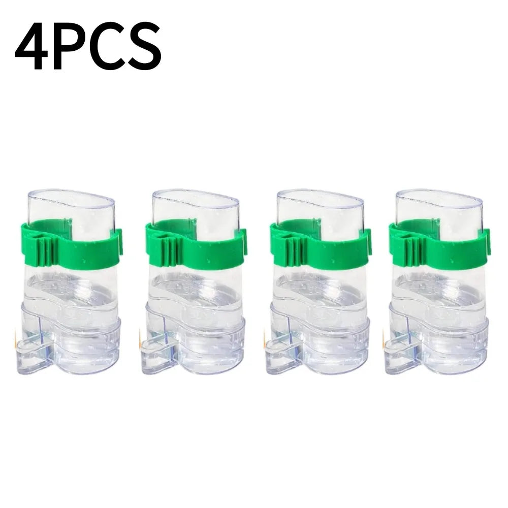Automatic Bird Water Dispenser Drinking Food Feeder