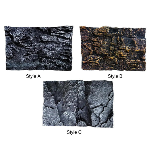 Fish Tank 3D Rock Background Lifelike - ProPawPet.com