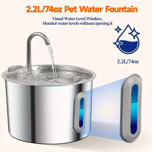 2.2L Cat Auto Drinking Water Dispenser Smart - ProPawPet.com