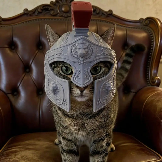 Role Playing Roman Helmet Lovely Cats Ear - ProPawPet.com