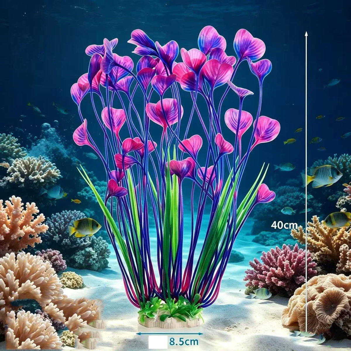Plastic Artificial Aquarium PVC Plants - ProPawPet.com