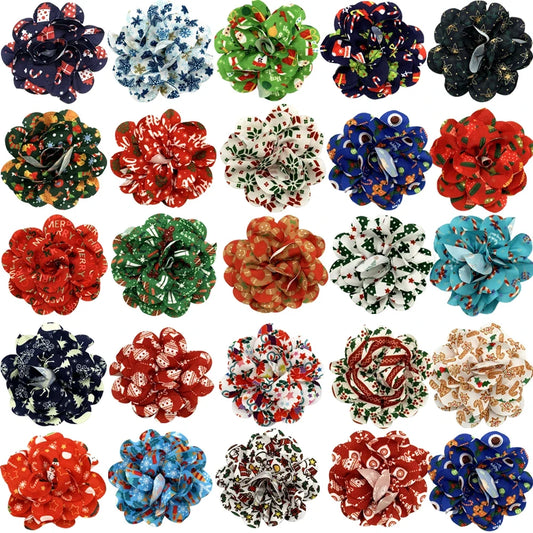 50/100pcs Christmas Decorate Dog Bowties - ProPawPet.com