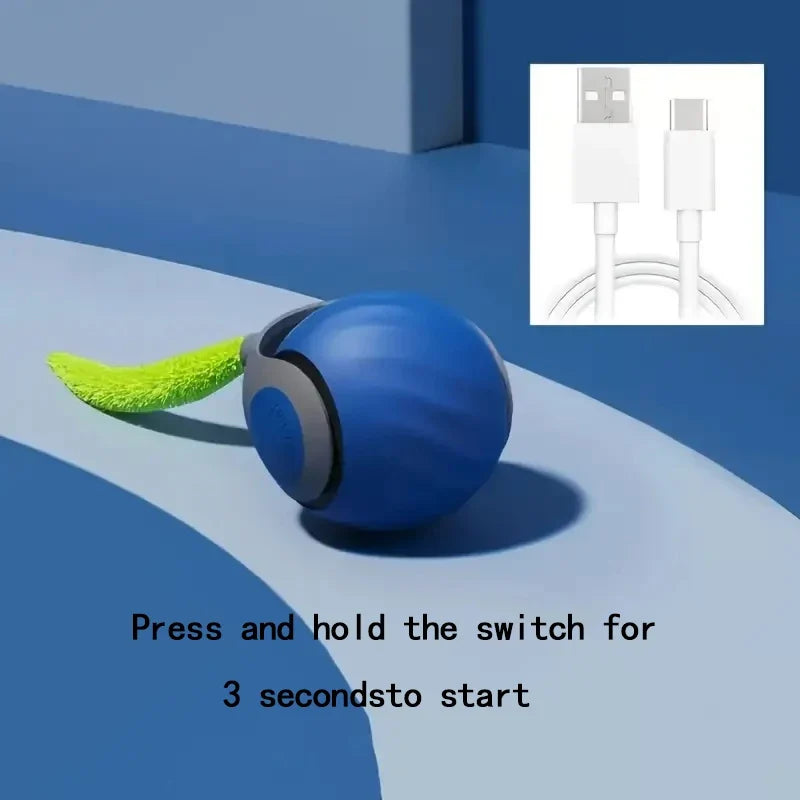 Rechargeable Interactive Cat Toy Ball – 2 Colors