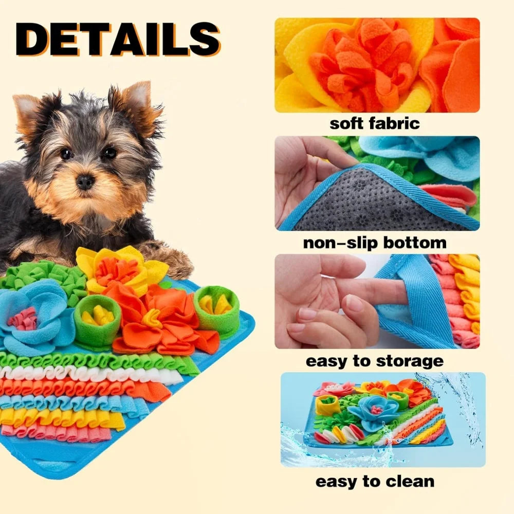 Pet Slow Food Puzzle Mat Pet Feeding Blanket - ProPawPet.com