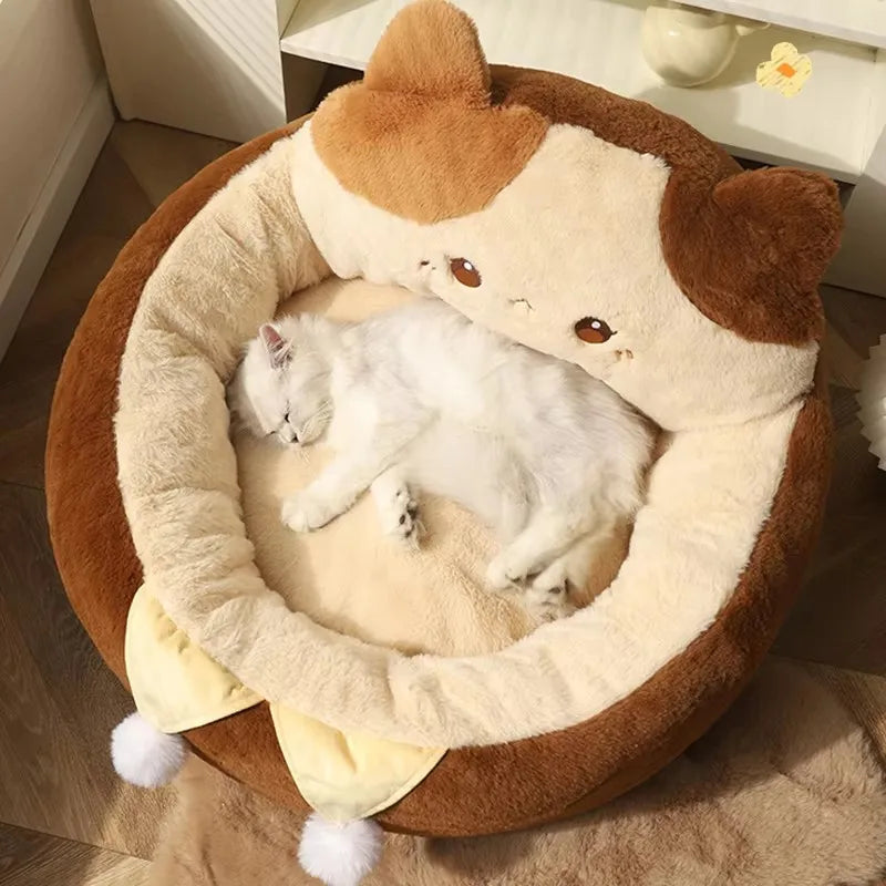 HOOPET Cats Sofa Dogs Bed Round Cat Pad - ProPawPet.com