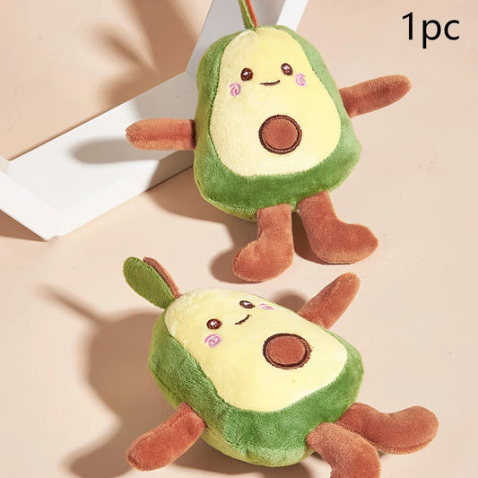 1 cartoon Avocado Shaped Pet Plush Toy for - ProPawPet.com