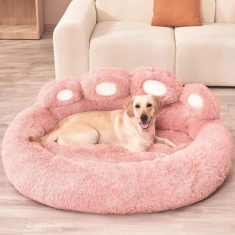 Fluffy Dog Bed Winter Warm Large Pet - ProPawPet.com