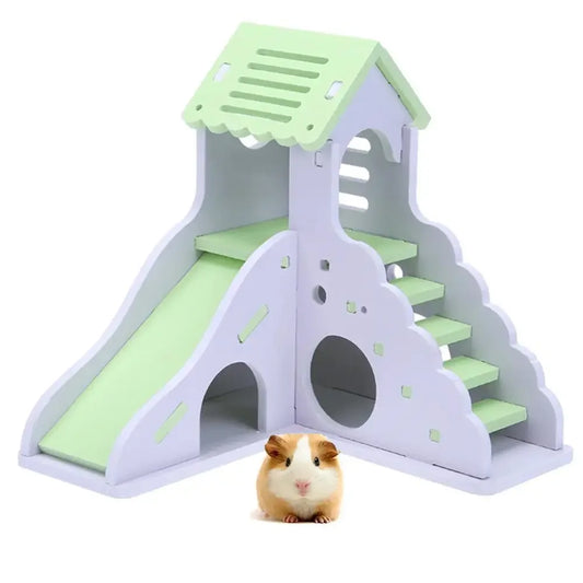 Colorful Mini Eco-board Wooden Slide DIY - ProPawPet.com
