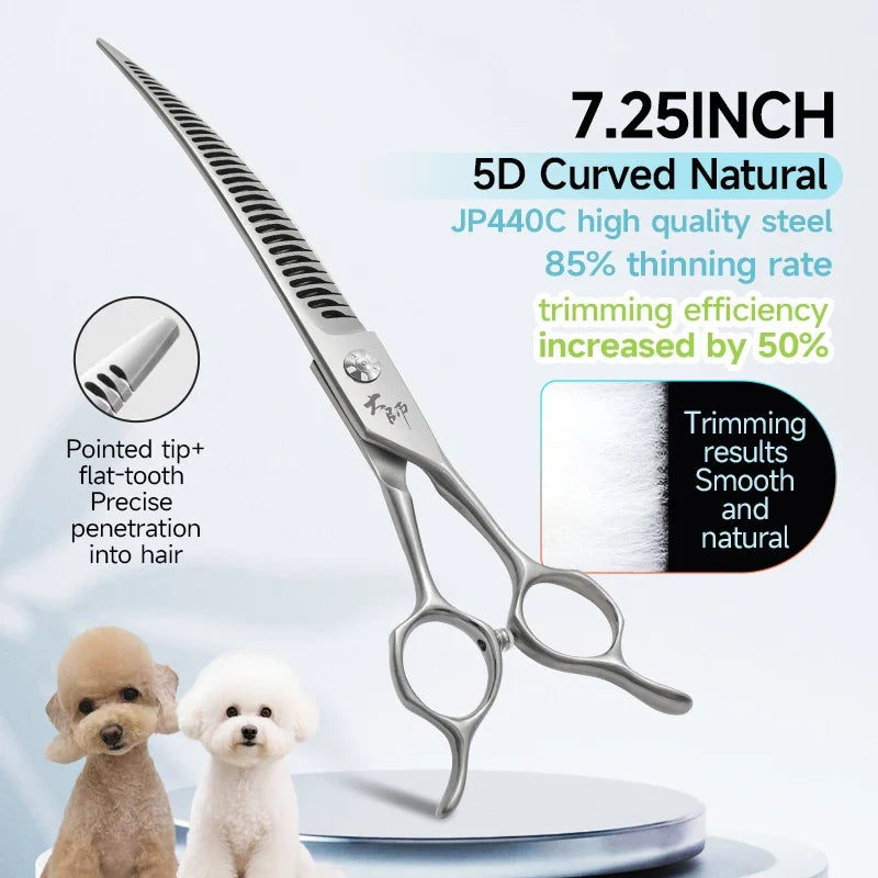 Fenice High-end Jp440c Vg10 7 7.25 Inch 5D Gradient Teeth Dog – 2 Colors
