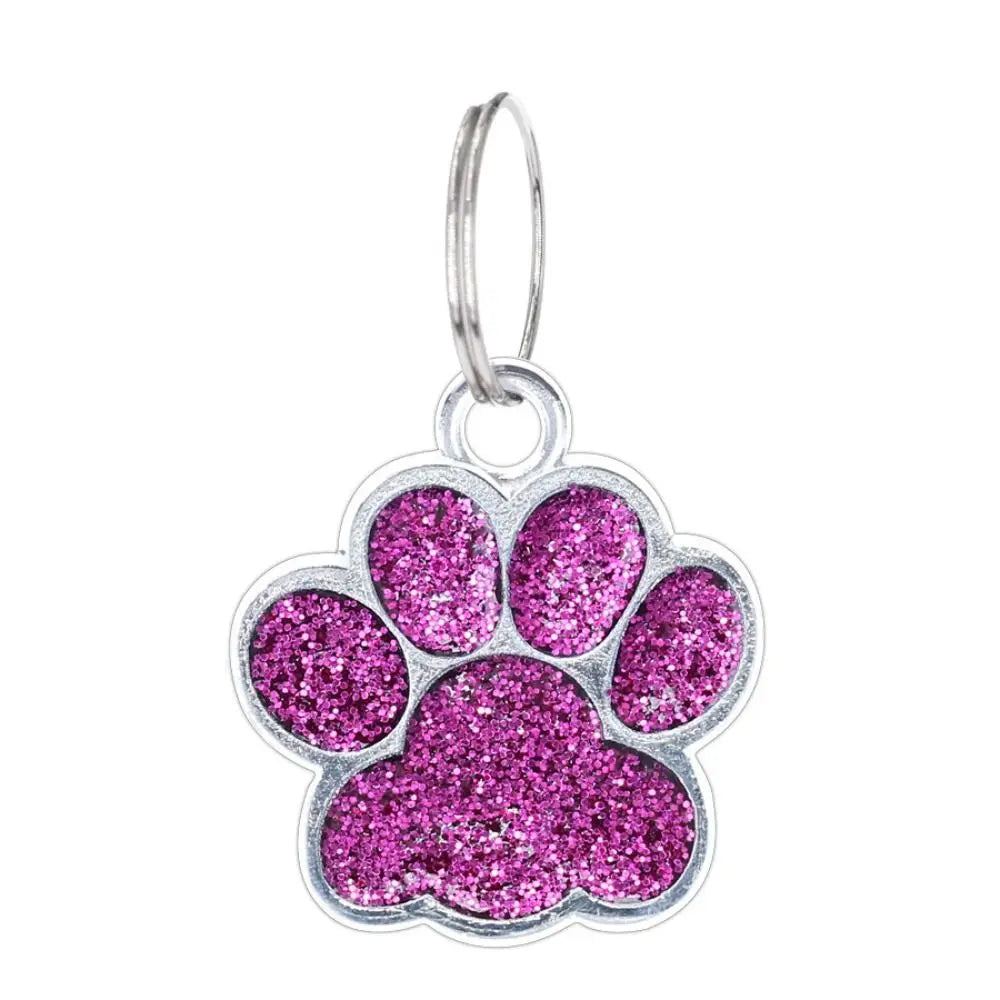 Cat & Dog Paw Print Tags, Personalized