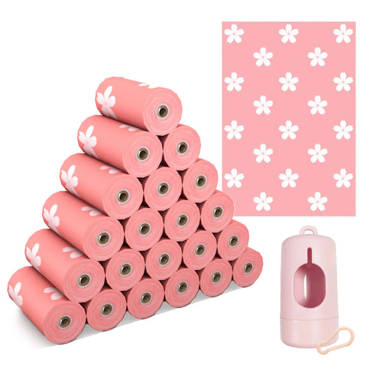 Photodegradable Dog Feces Bag with Floral - ProPawPet.com