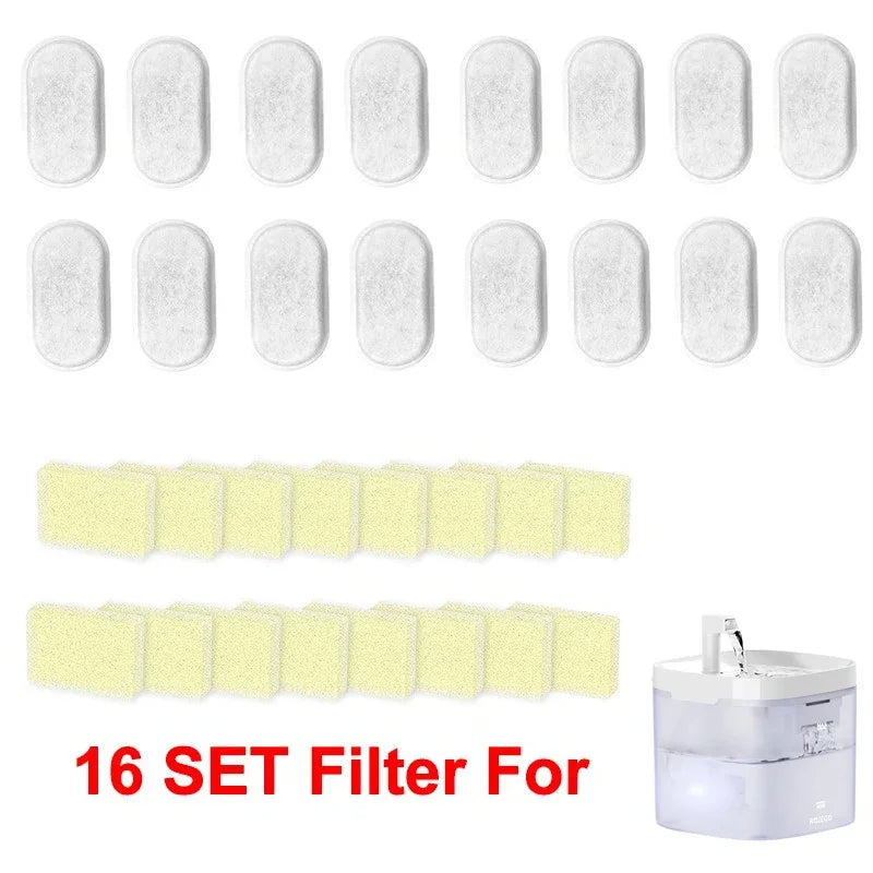 Rojeco Water Fountain Replaceable Filter for Cats