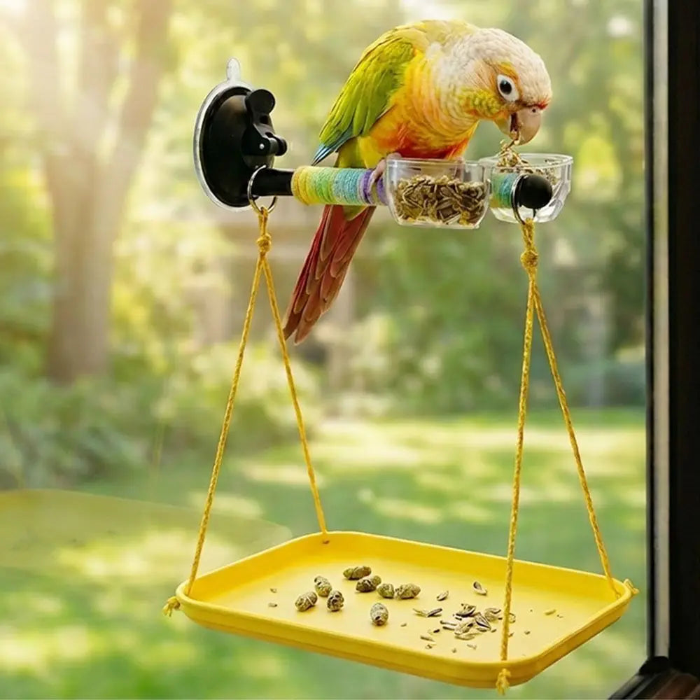 Colorful Bird Swing Hammock Interactive - ProPawPet.com