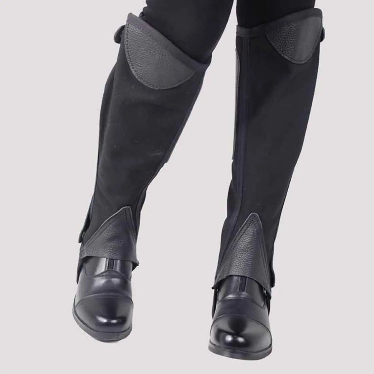 Canvas Equestrian Half Chaps Side Zipper - ProPawPet.com
