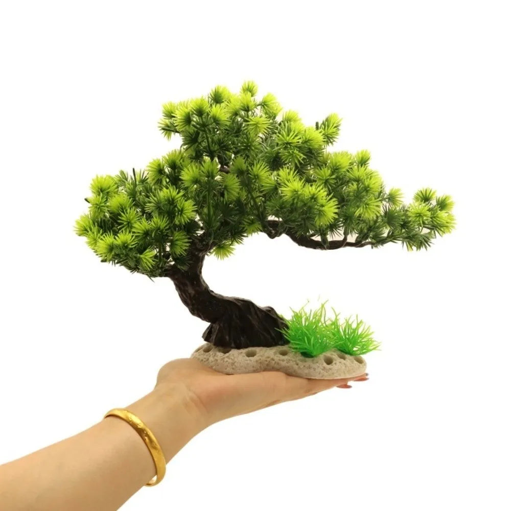 Plastic Simulation Aquatic Plant Natural - ProPawPet.com