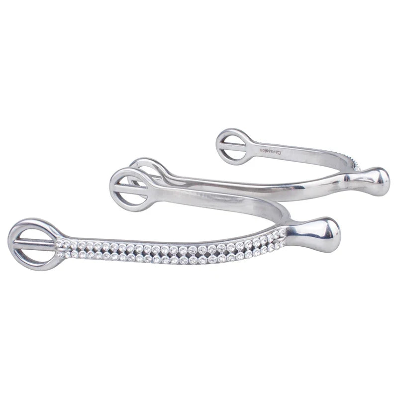 Cavassion Equestrian Spur Riding Horse Diamond Beautiful Rider