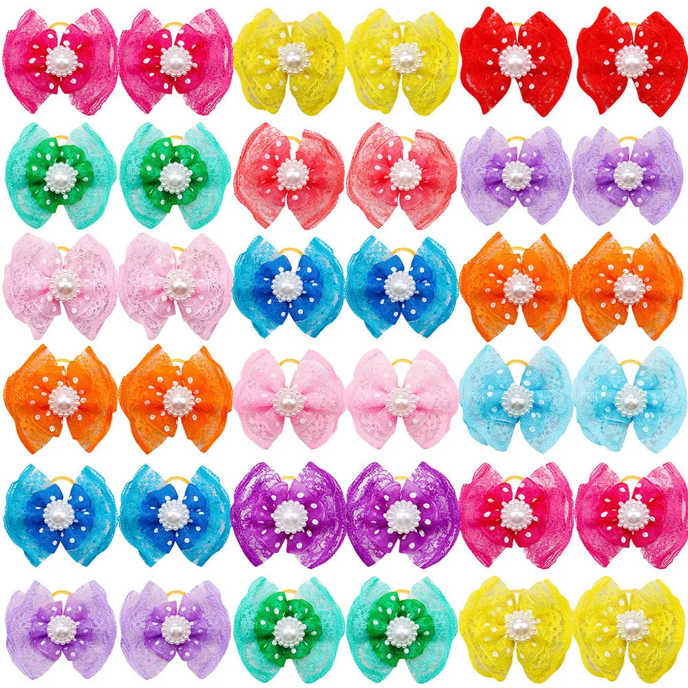 Rubber Bulk Dog Hair Accessories Bows – Dog Clothes & Costumes