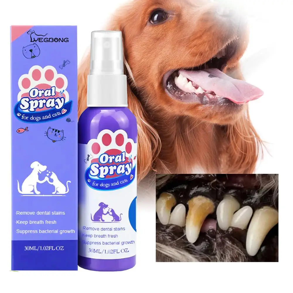 Pet Dental Spray Reduces Plaque & Tartar - ProPawPet.com