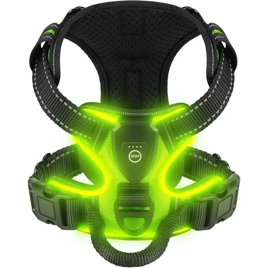 LED Glowing Luminous Dog Harnesses Essential - ProPawPet.com