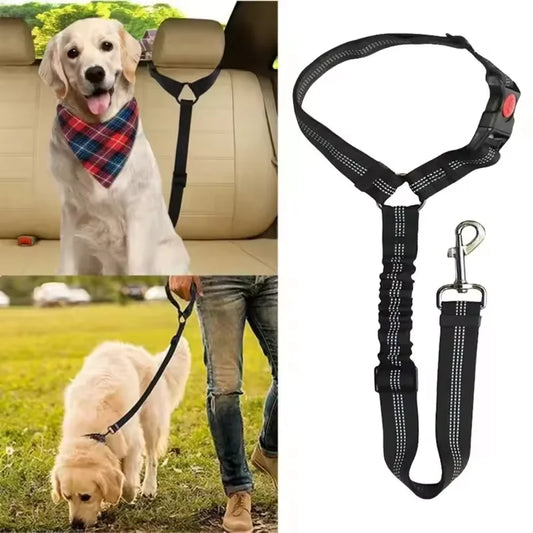 1/2pcs Dog Car Seatbelt Headrest Restraint - ProPawPet.com