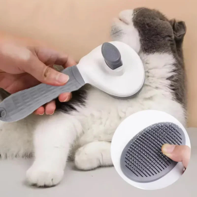 New Pet Dog Brush Cat Comb Self Cleaning Pet - ProPawPet.com
