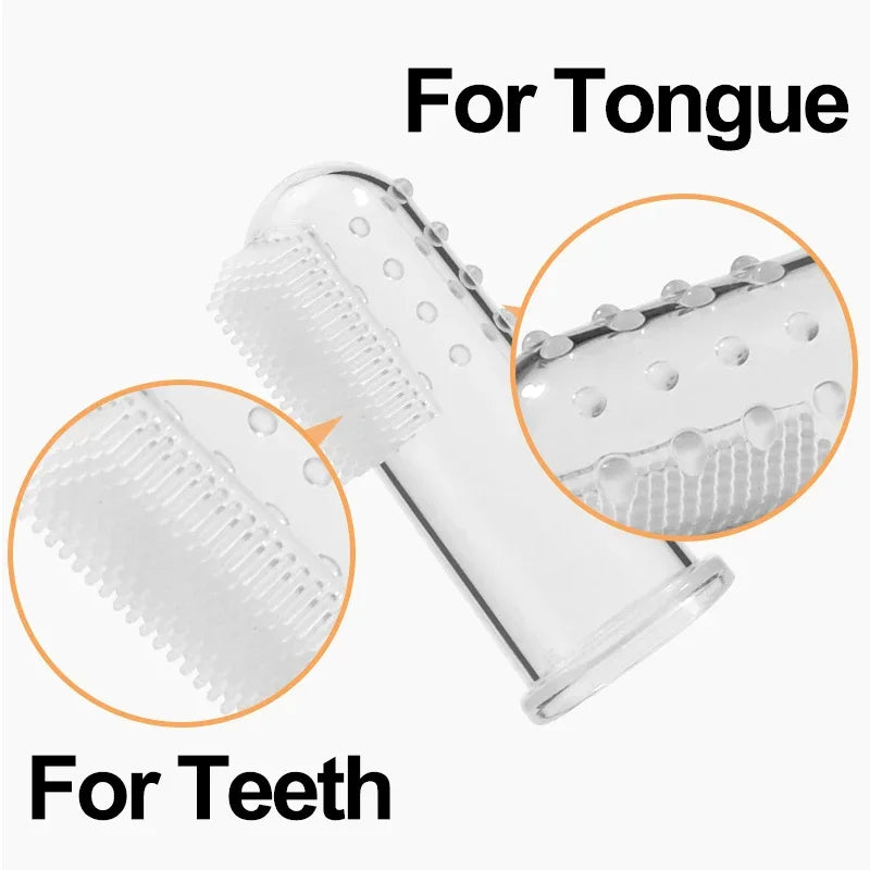 1/20x Pet Silicone Finger Toothbrush Teeth - ProPawPet.com