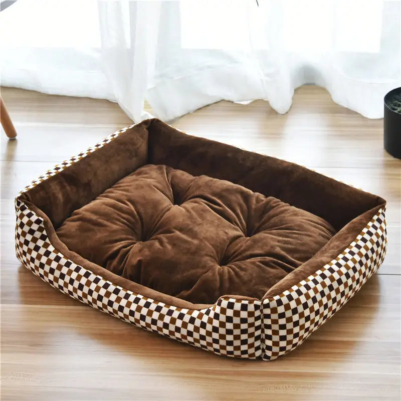 Coffee-Colored Stain-Resistant Kennel Paw - ProPawPet.com